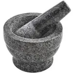 USA Small Polished Mortar and Pestle, 3.75”, Granite