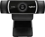 Logitech 1080p Pro Stream Webcam for HD Video Streaming and Recording at 1080p 30FPS