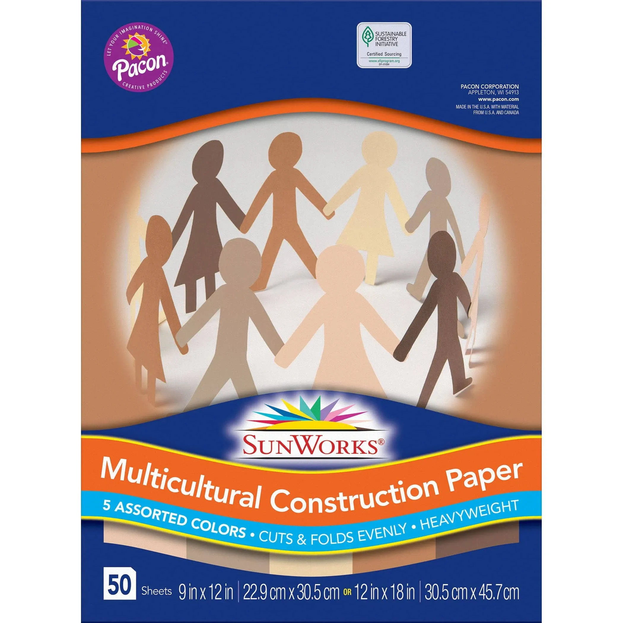 Pacon Multicultural Construction Paper