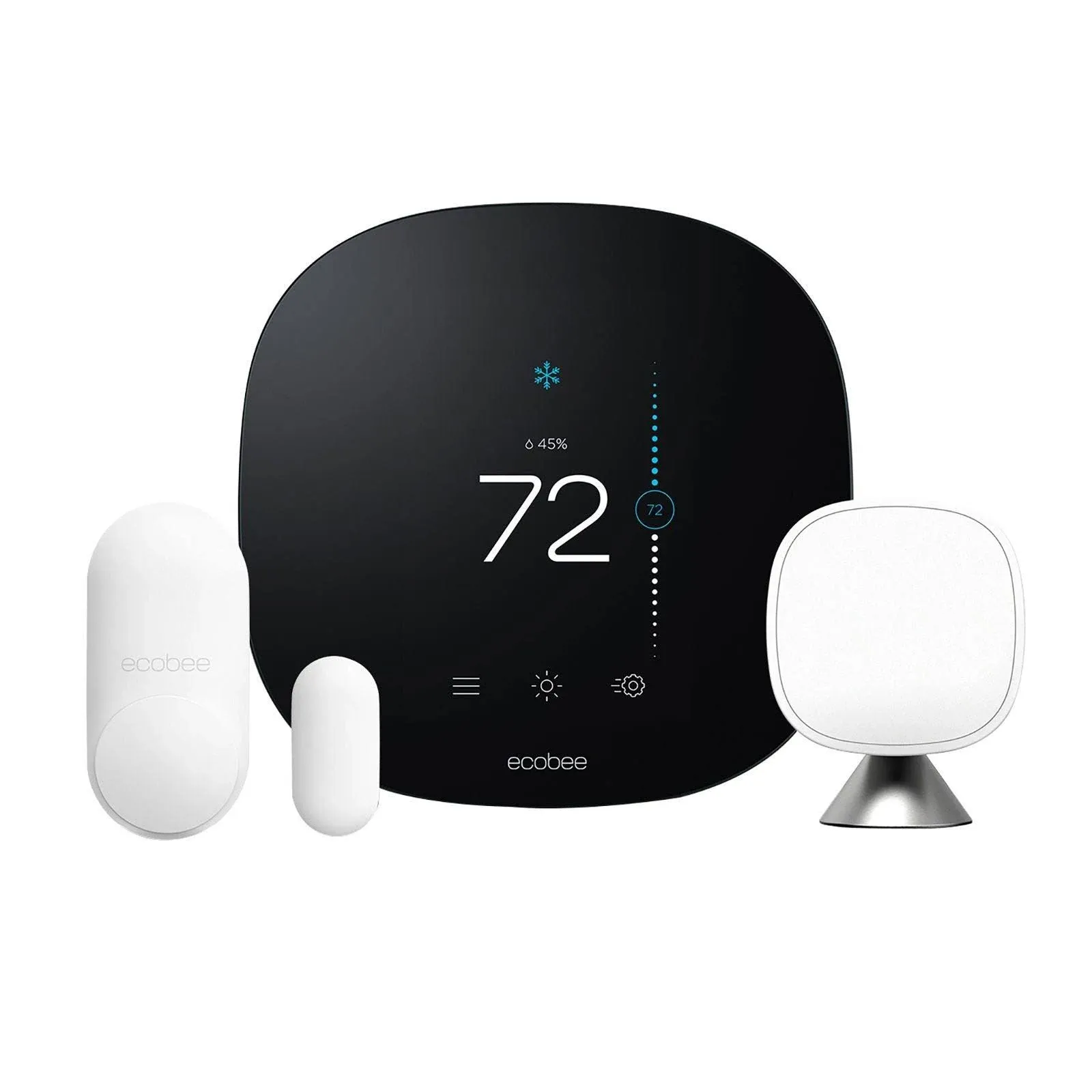 ecobee Lite SmartThermostat, Black, EB-STATE3LT-02 3 lite - 7 Day Programmable Smart Thermostat W/Touchscreen