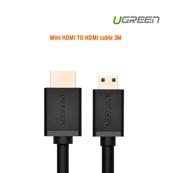 UGREEN Mini HDMI TO HDMI cable 3M (10118) Reliable Quali<wbr/>ty Durable In Use