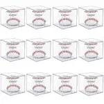 12 Pack UV Protected Acrylic Boxes for Display,Clear Display Case Baseball Cu...