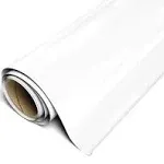 Siser EasyWeed HTV 11.8" x 10ft Roll - Iron On Heat Transfer Vinyl (White)