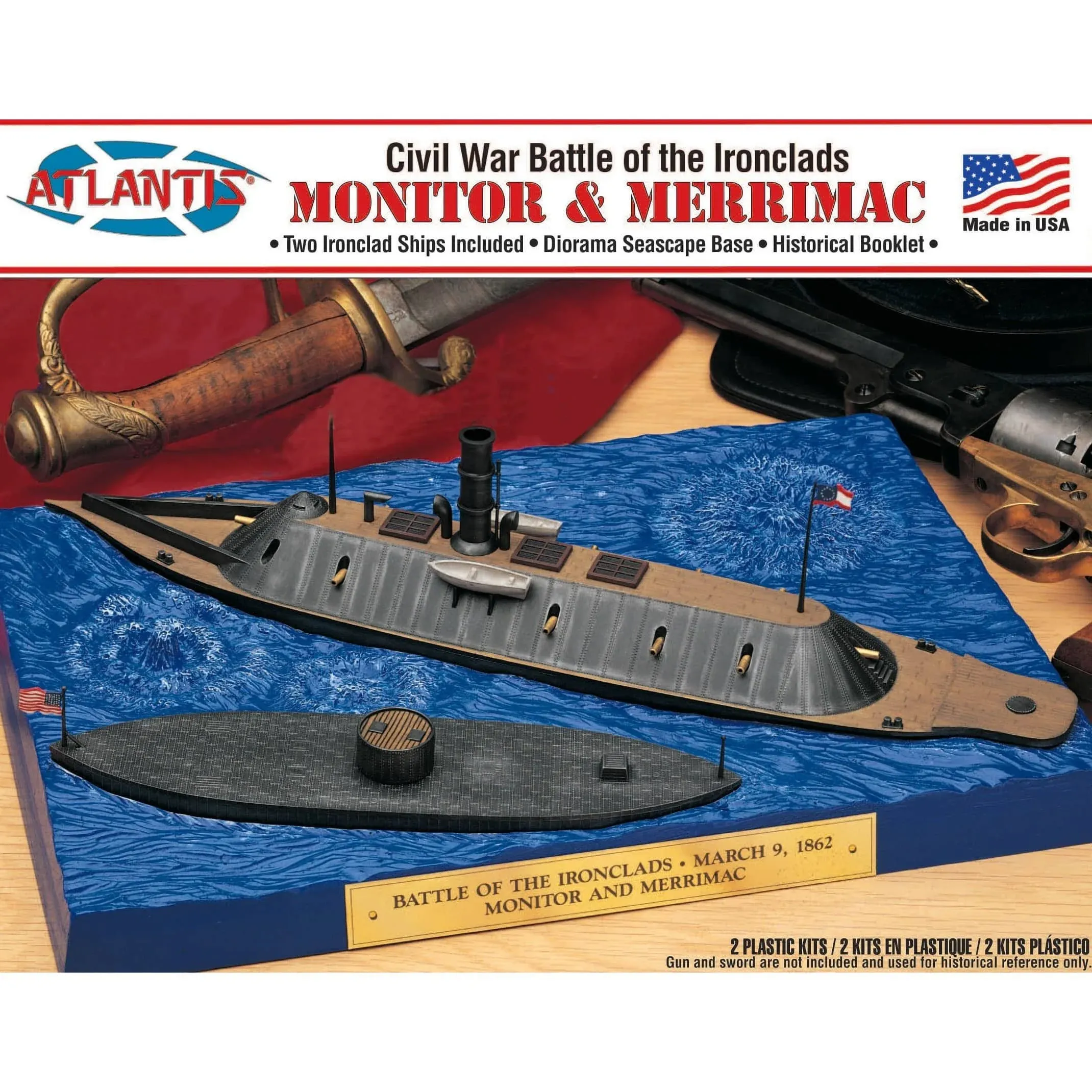 Atlantis - Monitor And Merrimack Civil War Set - L77257