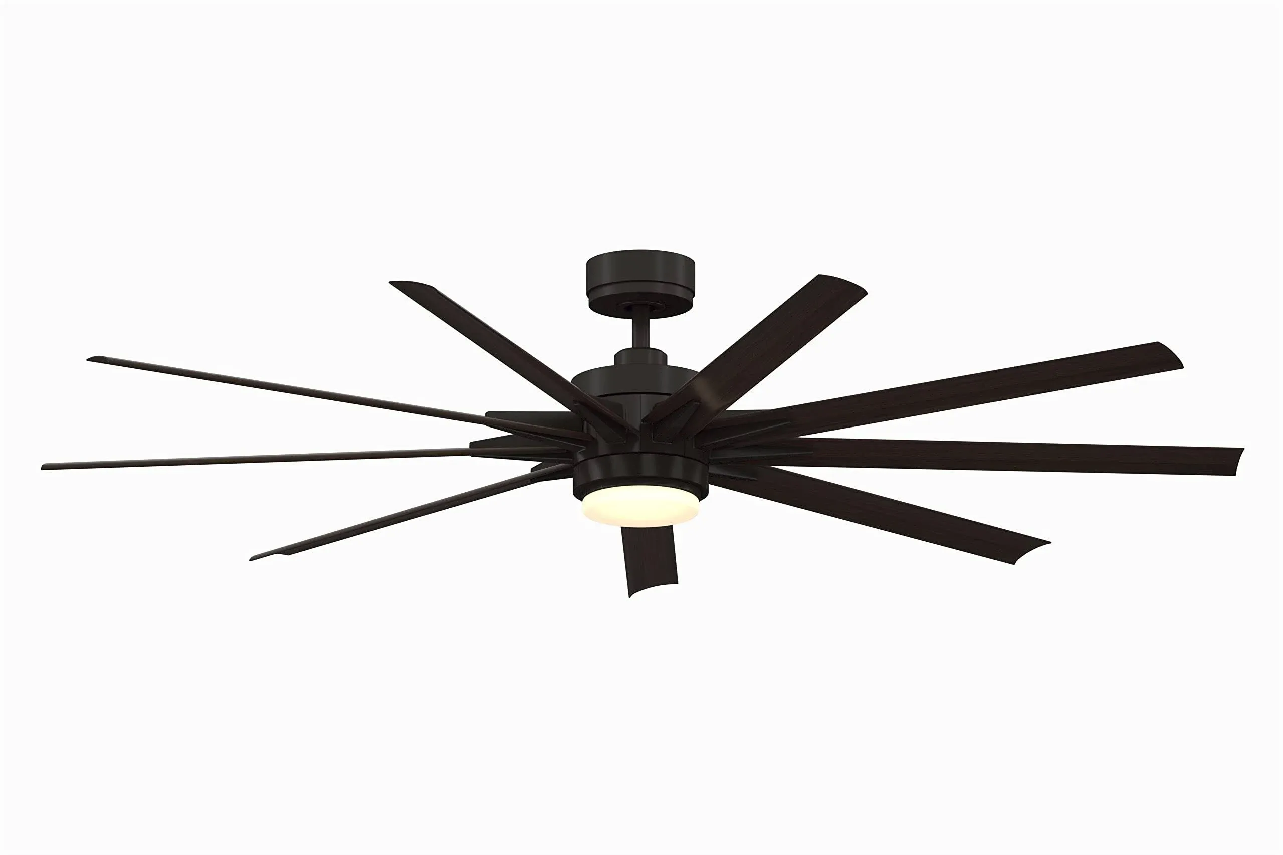 Fanimation MAD8152DZW Indoor/Outdoor Custom Ceiling Fan Motor-Dark Bronze, with LED, Light Kit