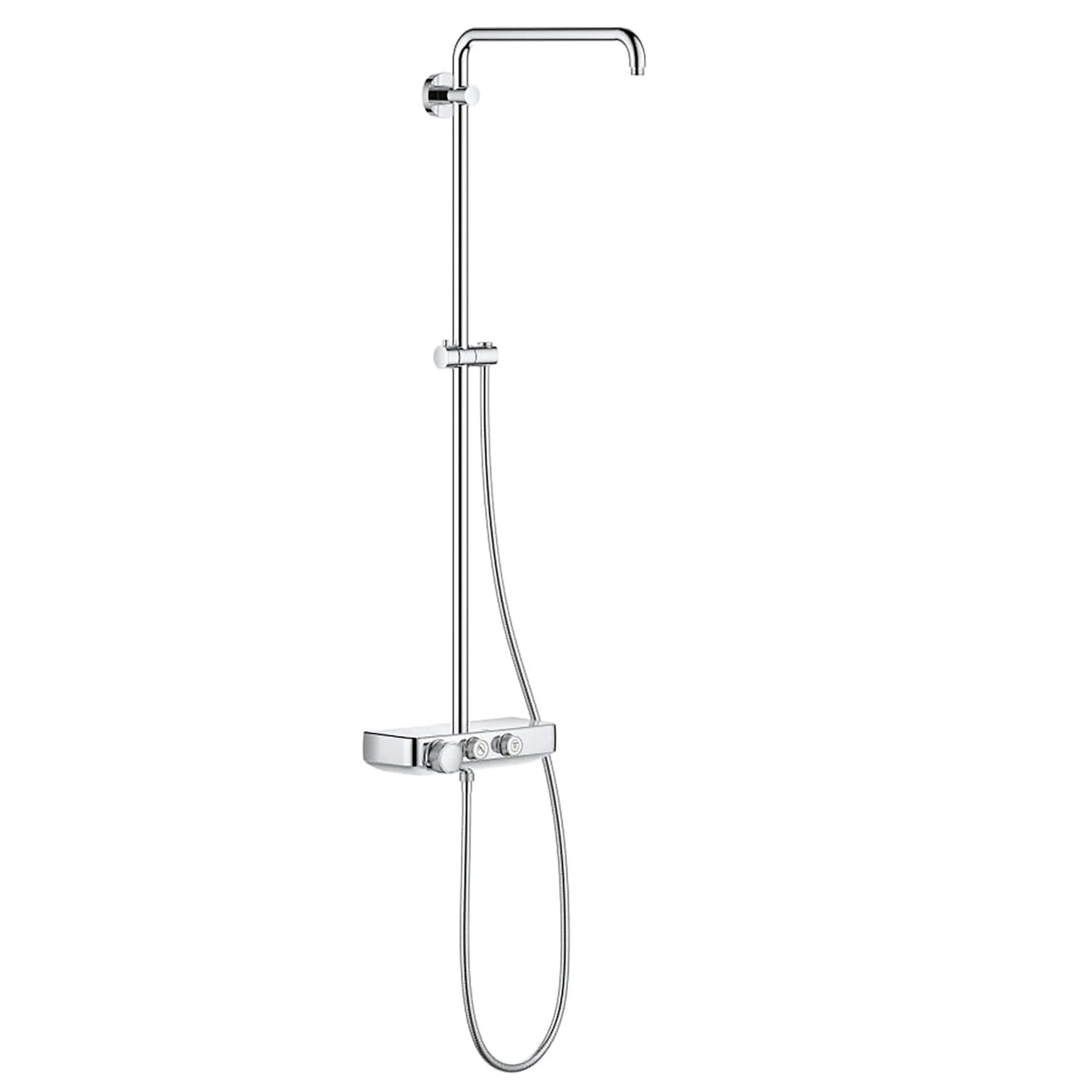 GROHE 26511000 Euphoria SmartControl Mono Shower System with Thermostat for Wall Mount, Starlight Chrome