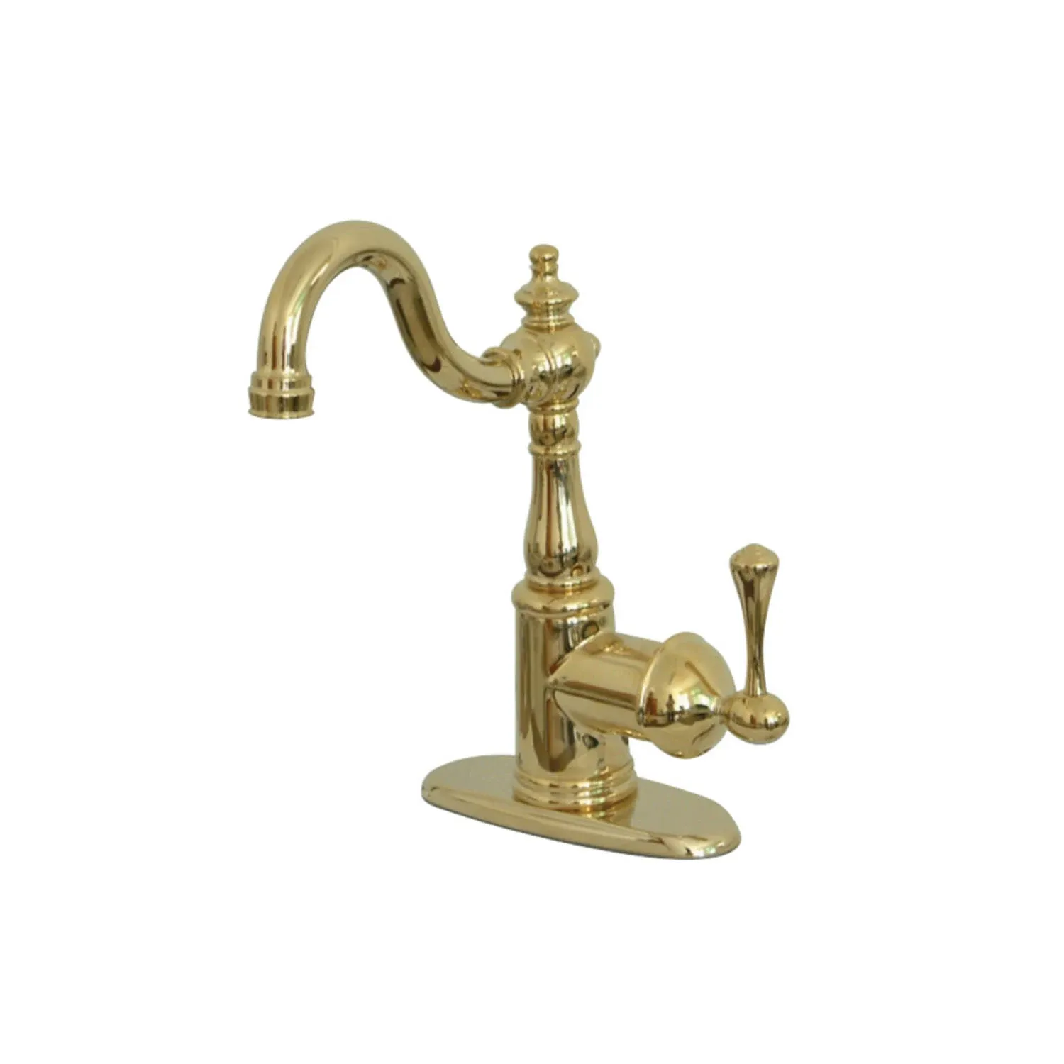 Kingston Brass KS749.BL English Vintage 1.8 GPM 1 Hole Bar Faucet - Brass