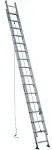 Werner D1532-2 Extension Ladder, Aluminum, 32 ft, iA