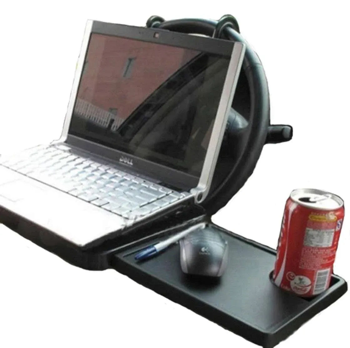 Foldable Car Laptop Stand Foldable Car Seat/Steering Wheel Laptop/Notebook Tray Table Food/Drink Holder Stand