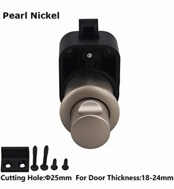 Encell Set of 3 Push Button Lock for RV Motorhome Boat Cabinets