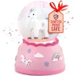 Daughters List Miniature Unicorn Snow Globe