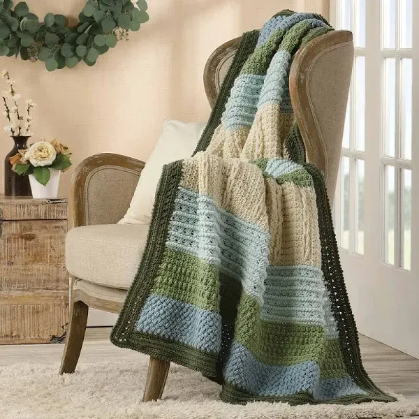 Herrschners® Hydrangea Afghan Crochet Kit