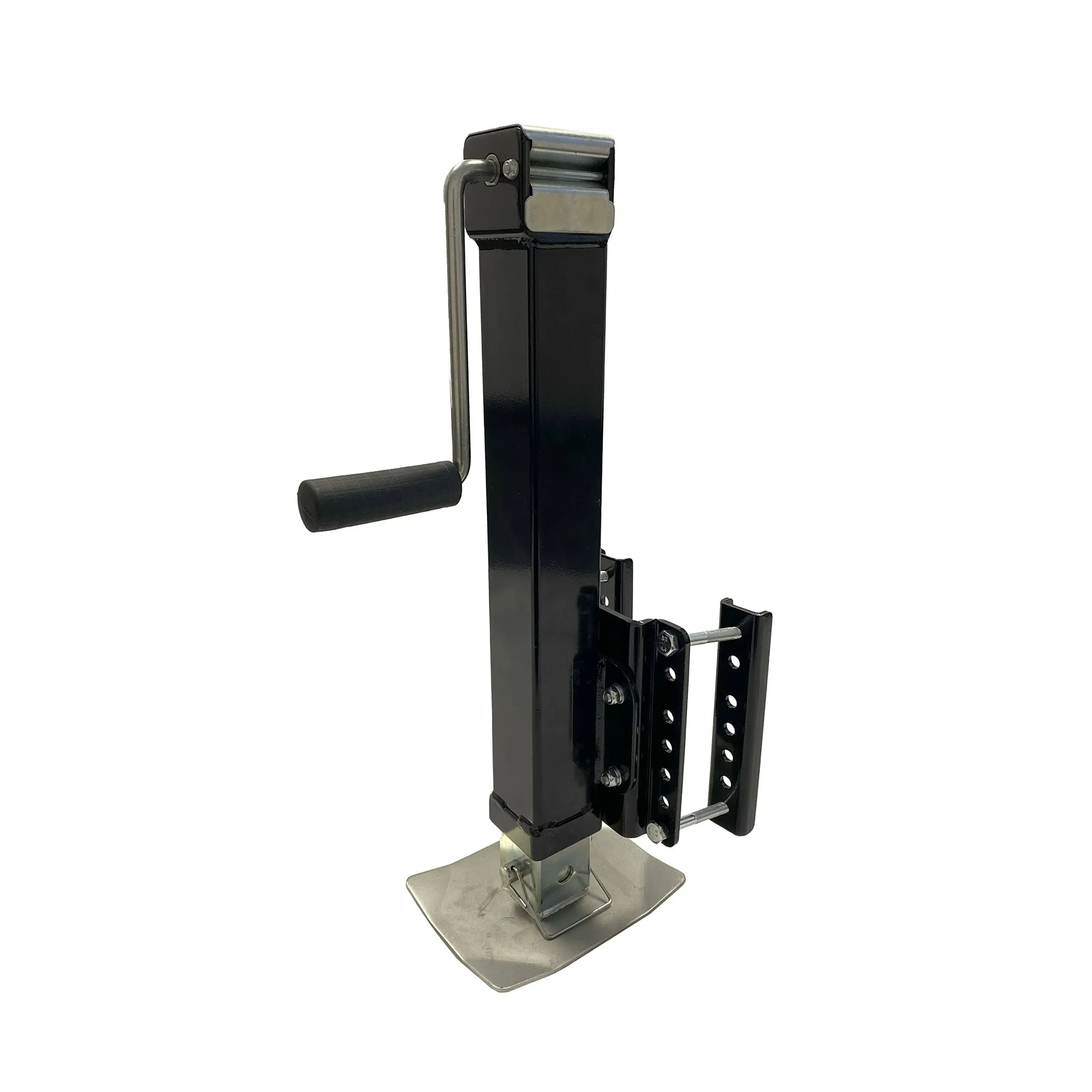 Trailer Valet 7,000 lb. Heavy-Duty Square Jack with Universal Mounting Bracket STJB0011