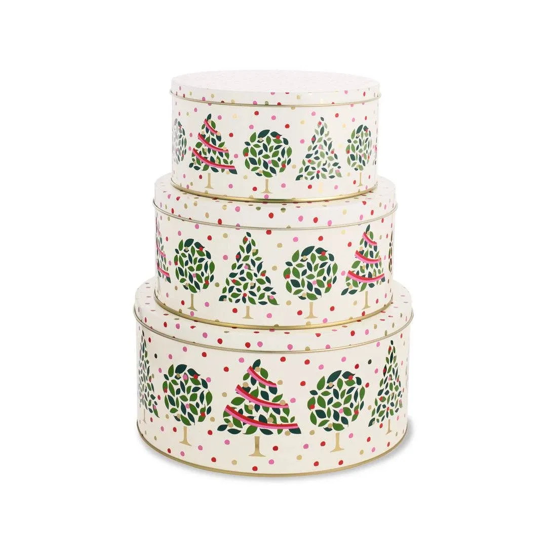 Set of Three Cookie Tins