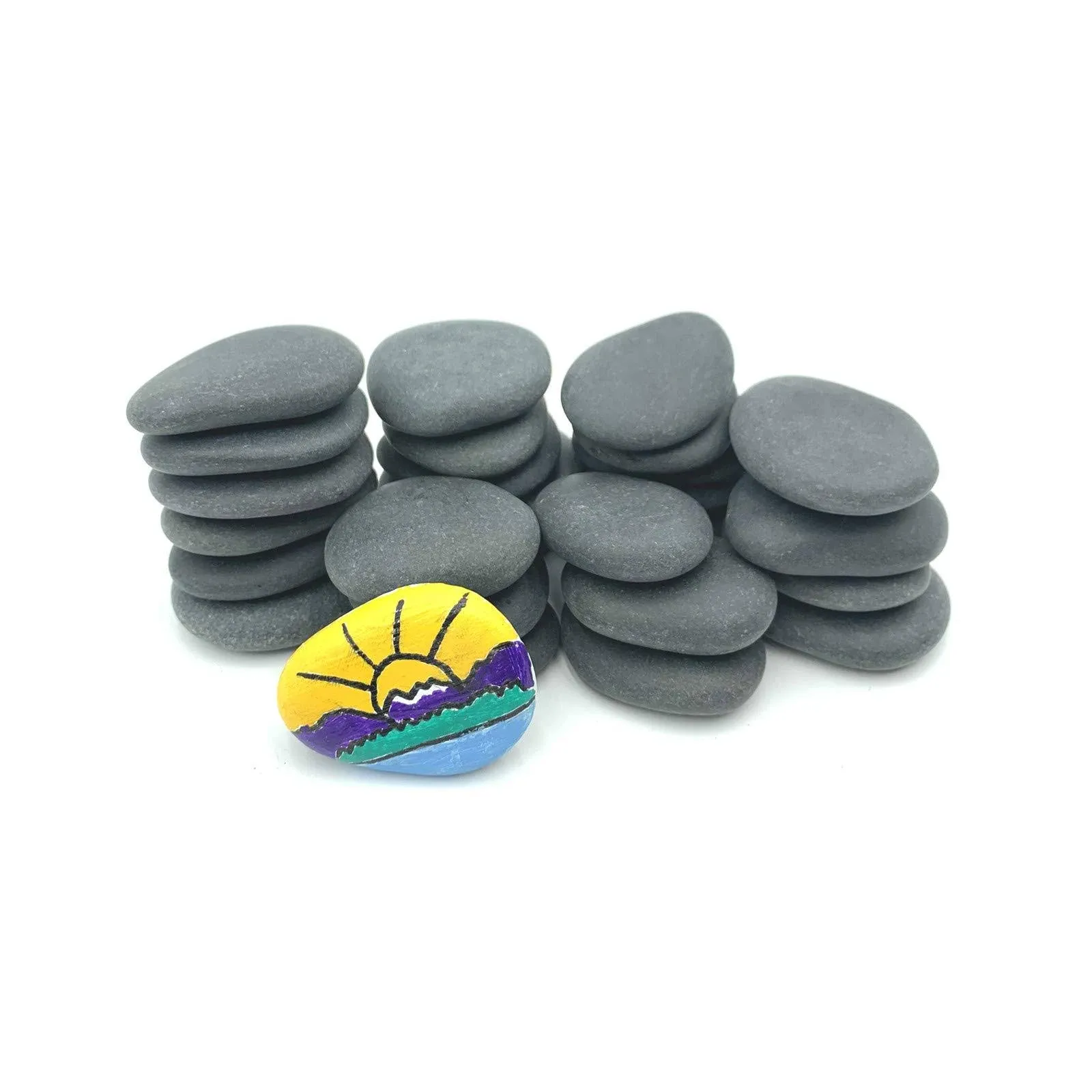 Lifetop 30PCS Small Painting Rocks