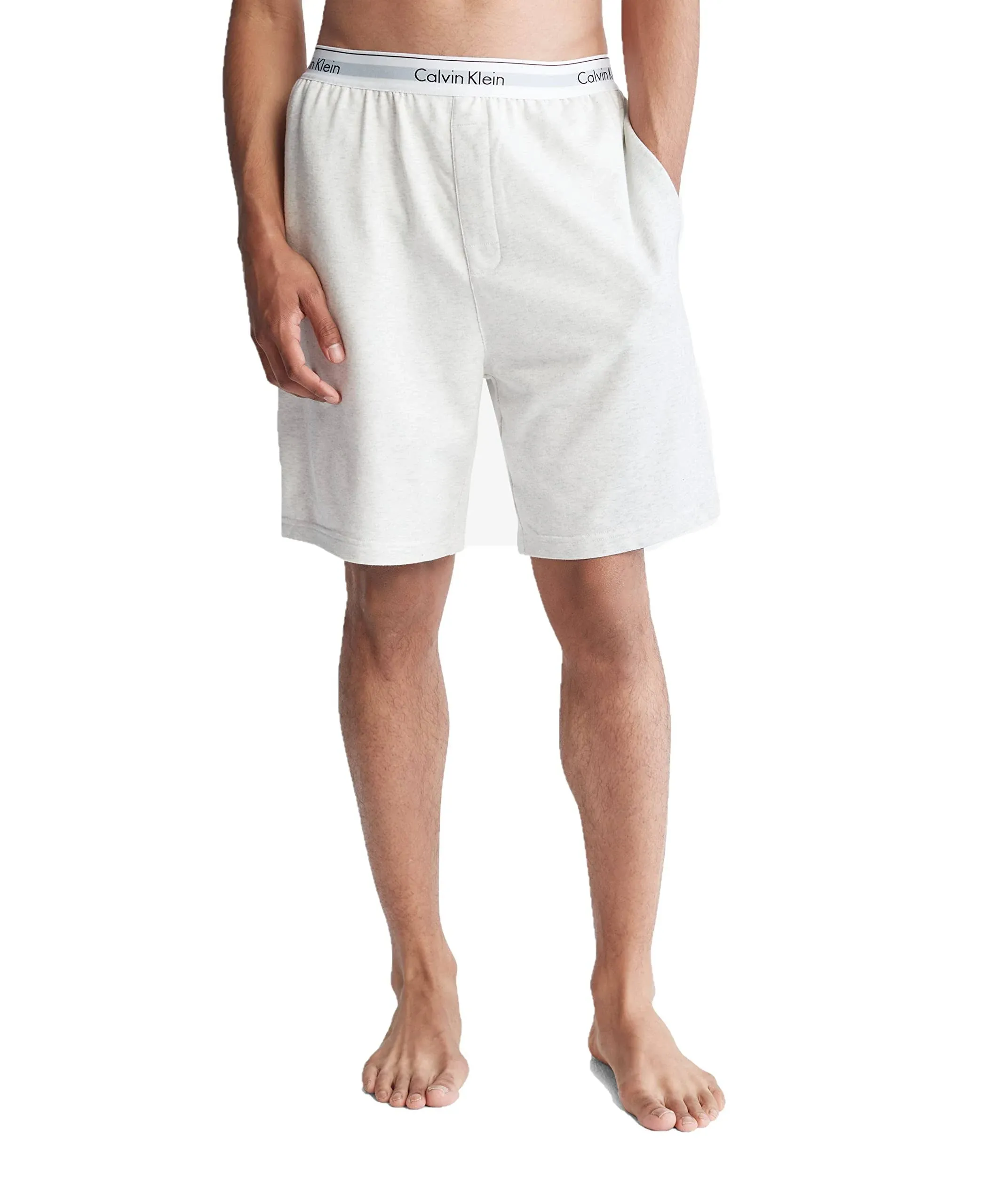 Calvin Klein Men's Modern Cotton Lounge Sleep Shorts - Grey - M