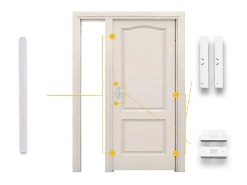 Door Armor Double Side Light Door Security Kit