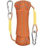 x Xben Outdoor Climbing Rope 10M(32ft) 20M(64ft) 30m (96ft) 50M(160ft) Rock Climbing Rope, Escape Rope Climbing Equipment Fire Rescue Parachute Rope