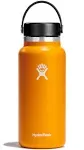 HYDRO FLASK Vacuum Insulated Wide Mouth Stainless Water Bottle 32 oz Starfish