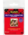 Scotch Self-Sealing Laminating Pouches