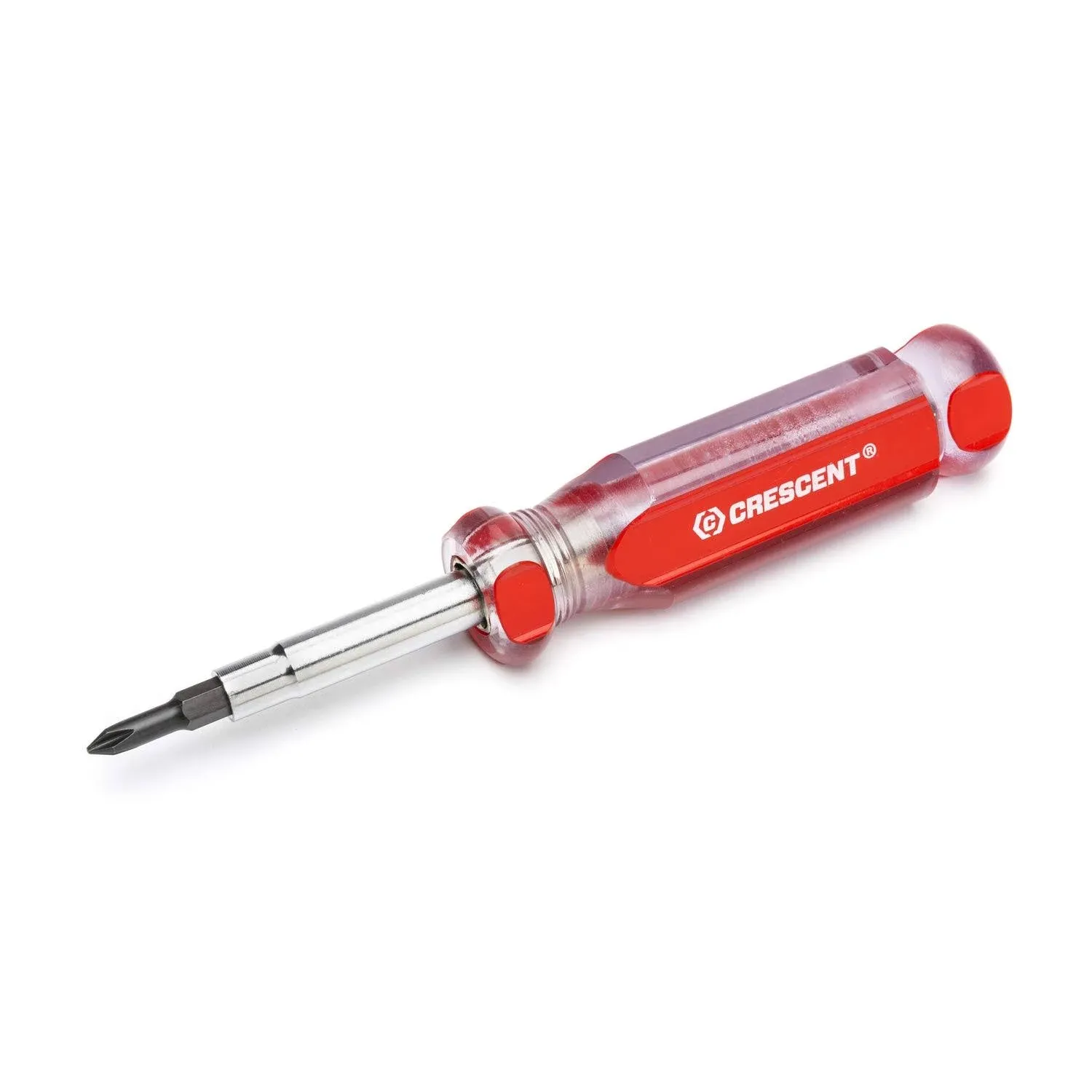 Crescent CS61N Multi-Bit Screwdriver, Phillips, Slotted