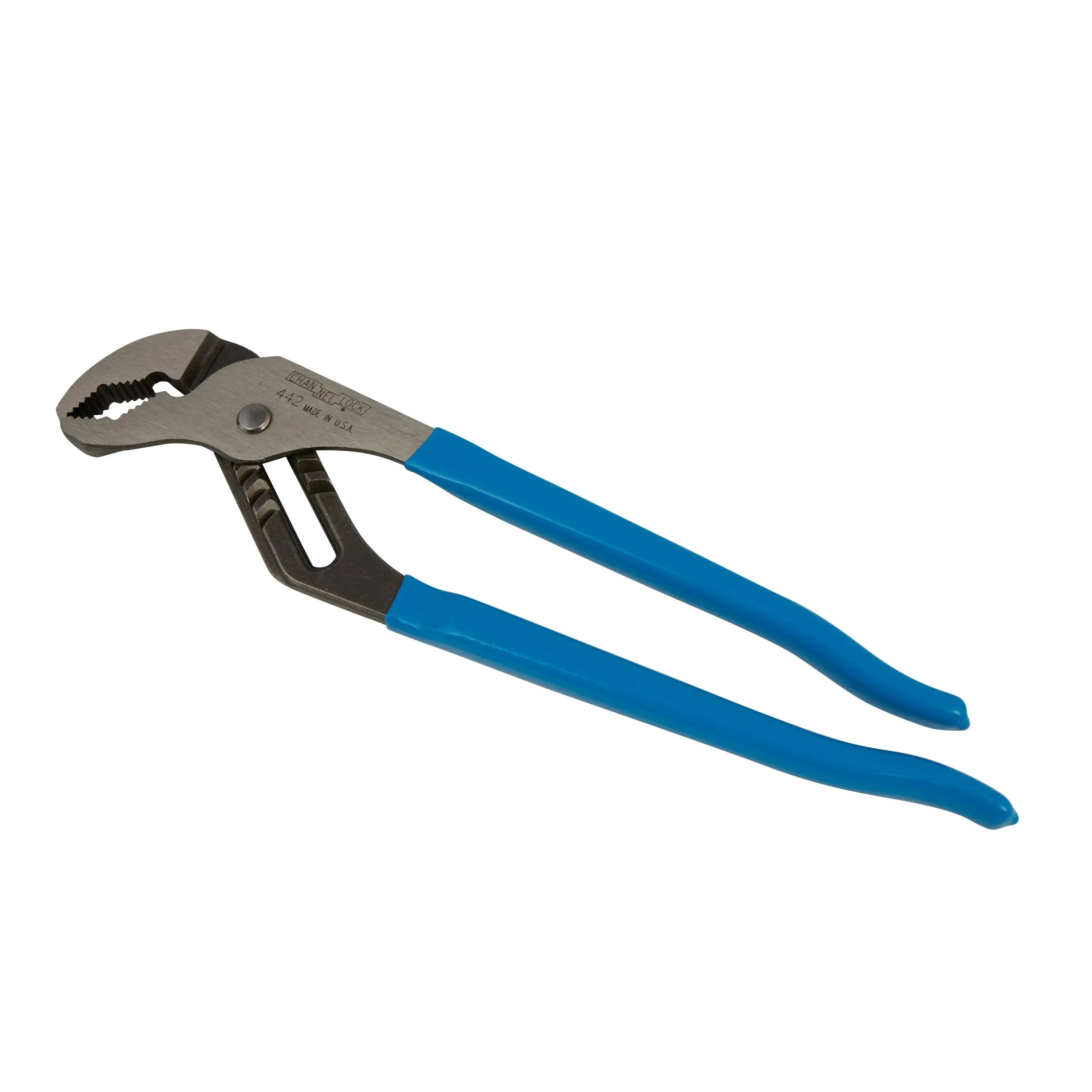 Channellock 442 Tongue and Groove Pliers, 12 In, Black, Blue, Silver