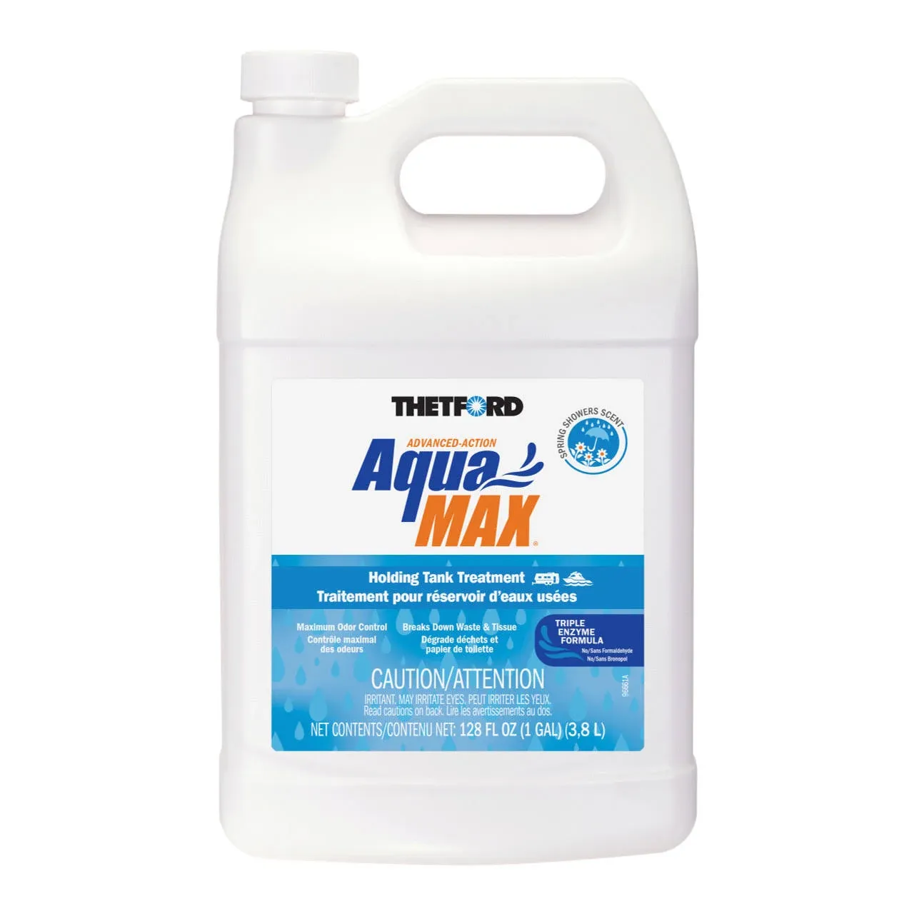 Thetford 96637 AquaMAX Spring Showers Holding Tank Treatment – 1 Gallon Liquid