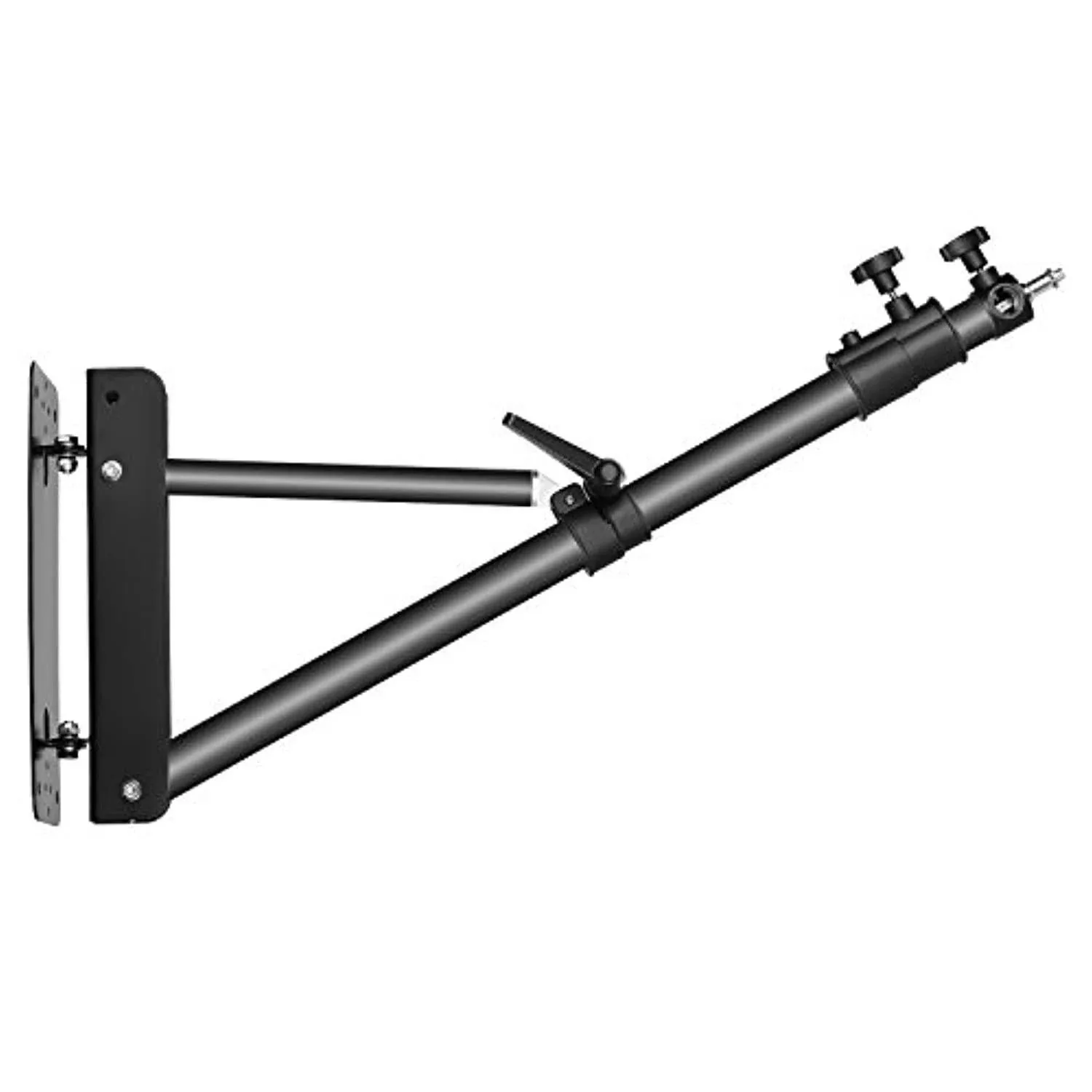 Neewer Triangle Wall Mounting Boom Arm for Photography Studio Video Strobe Lights Monolights Softboxes Umbrellas Reflectors, 180 Degree Flexible