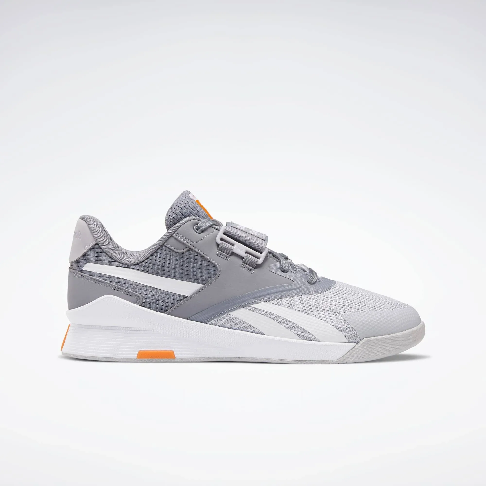 Reebok Lifter PR II - Men's - Cold Gray / High Vis Orange - 7.5