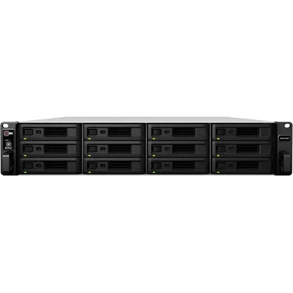 Synology Expansion Unit RX1217RP 12-Bay 3.5" Diskless NAS 2U Rack SMB/ENT for Scalable NAS Models RS3617  With Redundant Power Supply