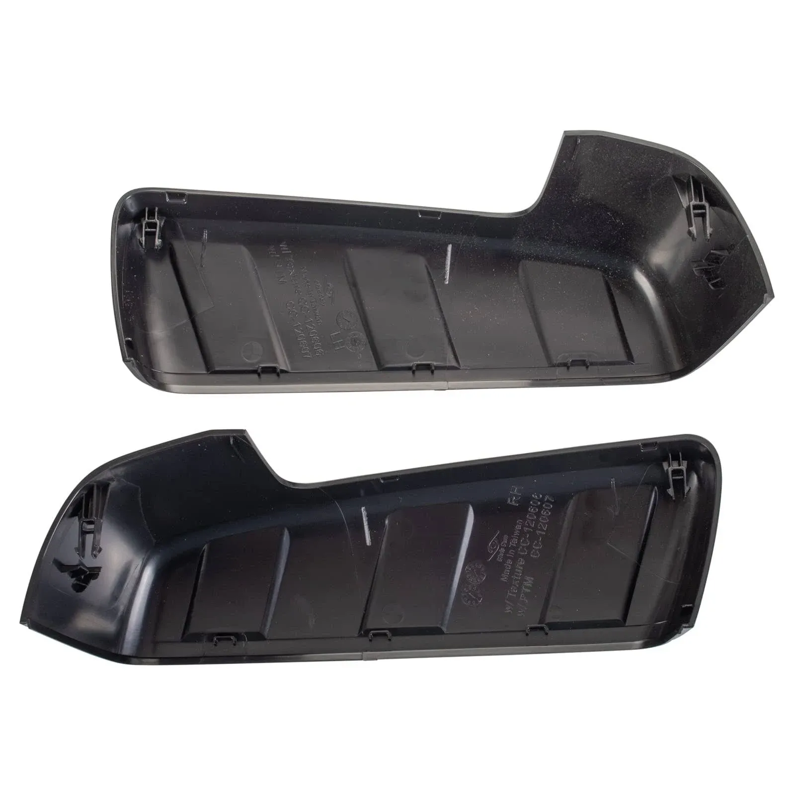 TRQ Mirror Cap Set Compatible with 2019-2021 Chevrolet Silverado 1500 GMC Sierra 1500