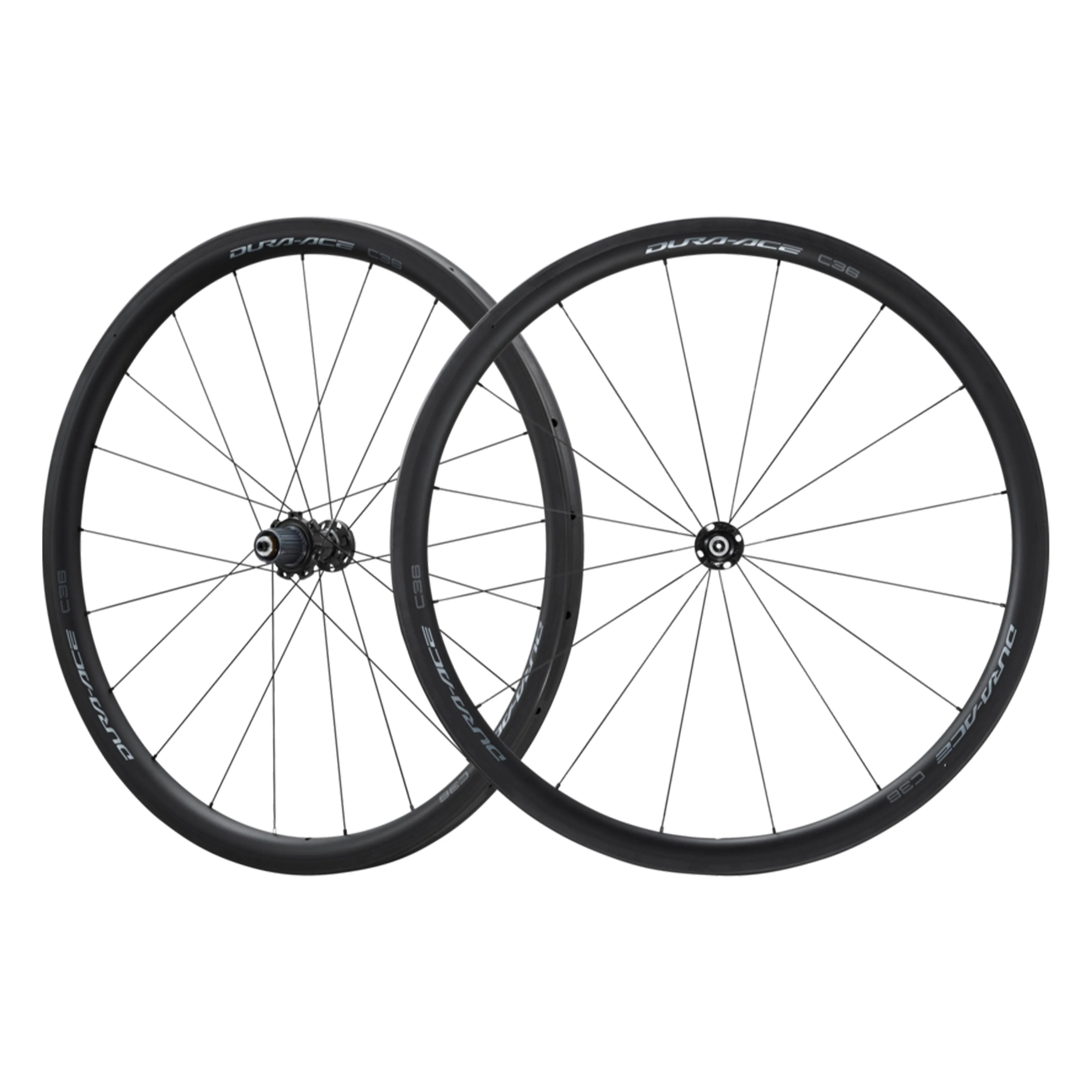 Shimano WH-R9270-C36-TL Dura-Ace Disc Wheels - 700c, 12x100mm TA / 12x142mm TA, Shimano HG-Spline-L2 (Wheelset)