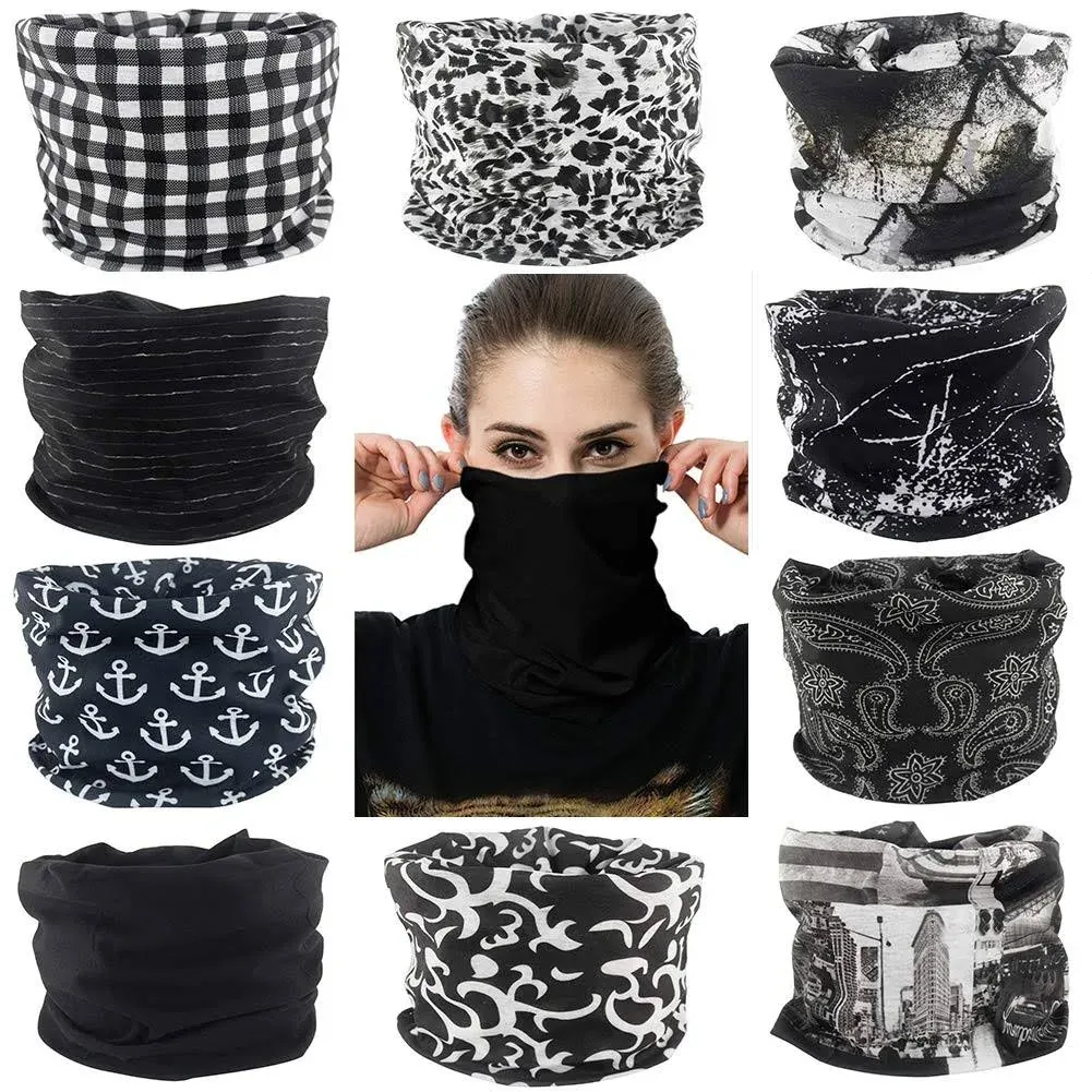 Gator Masks Ourdoor Face Mask Seamless Neck Gaiter Tube Bandanas Buffs Multi Headwear Magic Headband Sweatband