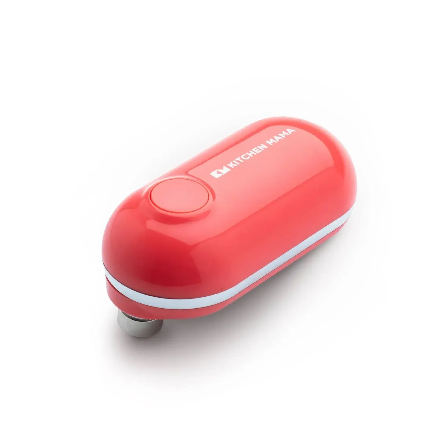 Kitchen Mama Mini Electric Can Opener, Red, Blue