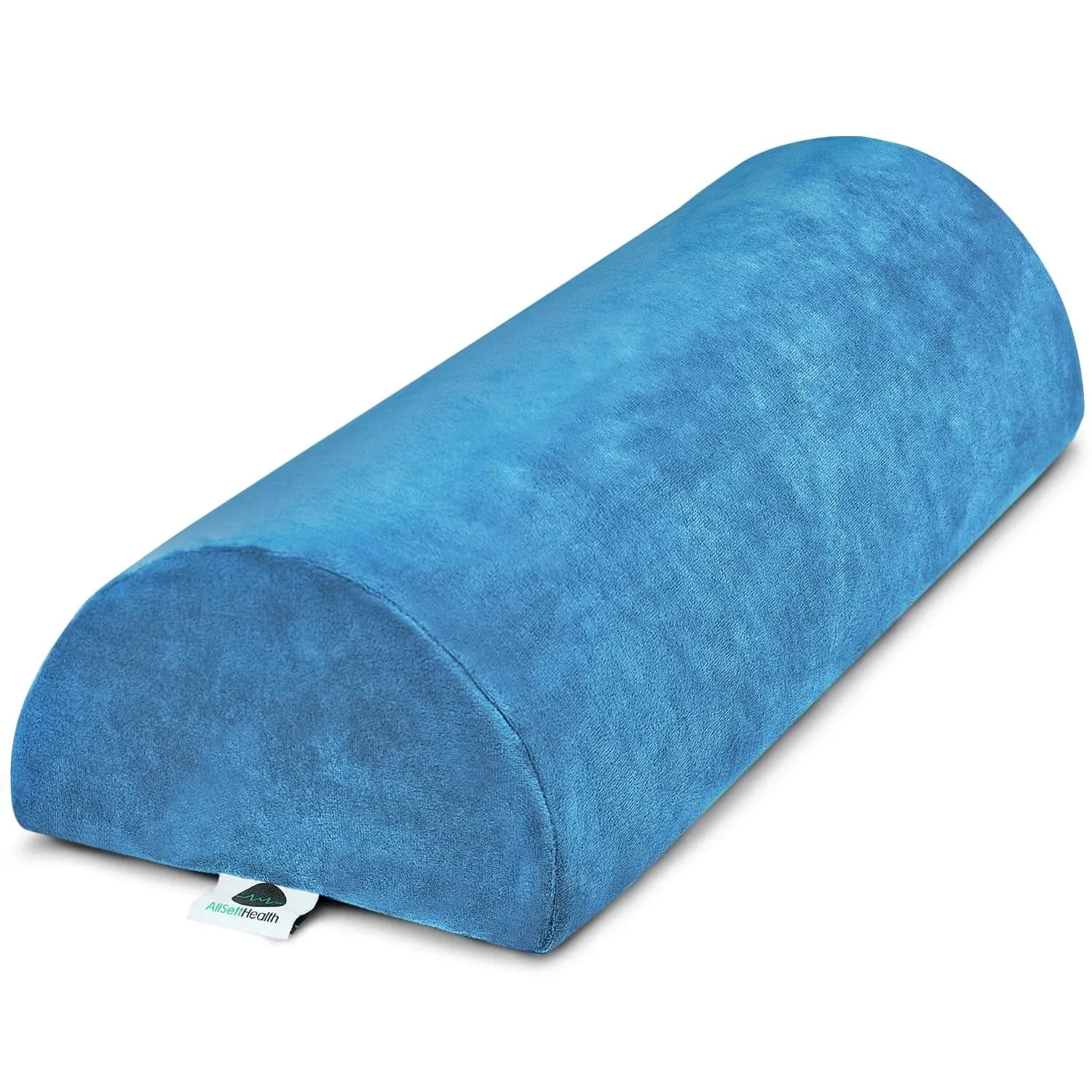 AllSett Health Large Half Moon Bolster Pillow for Legs, Knees, Lower Back and ...