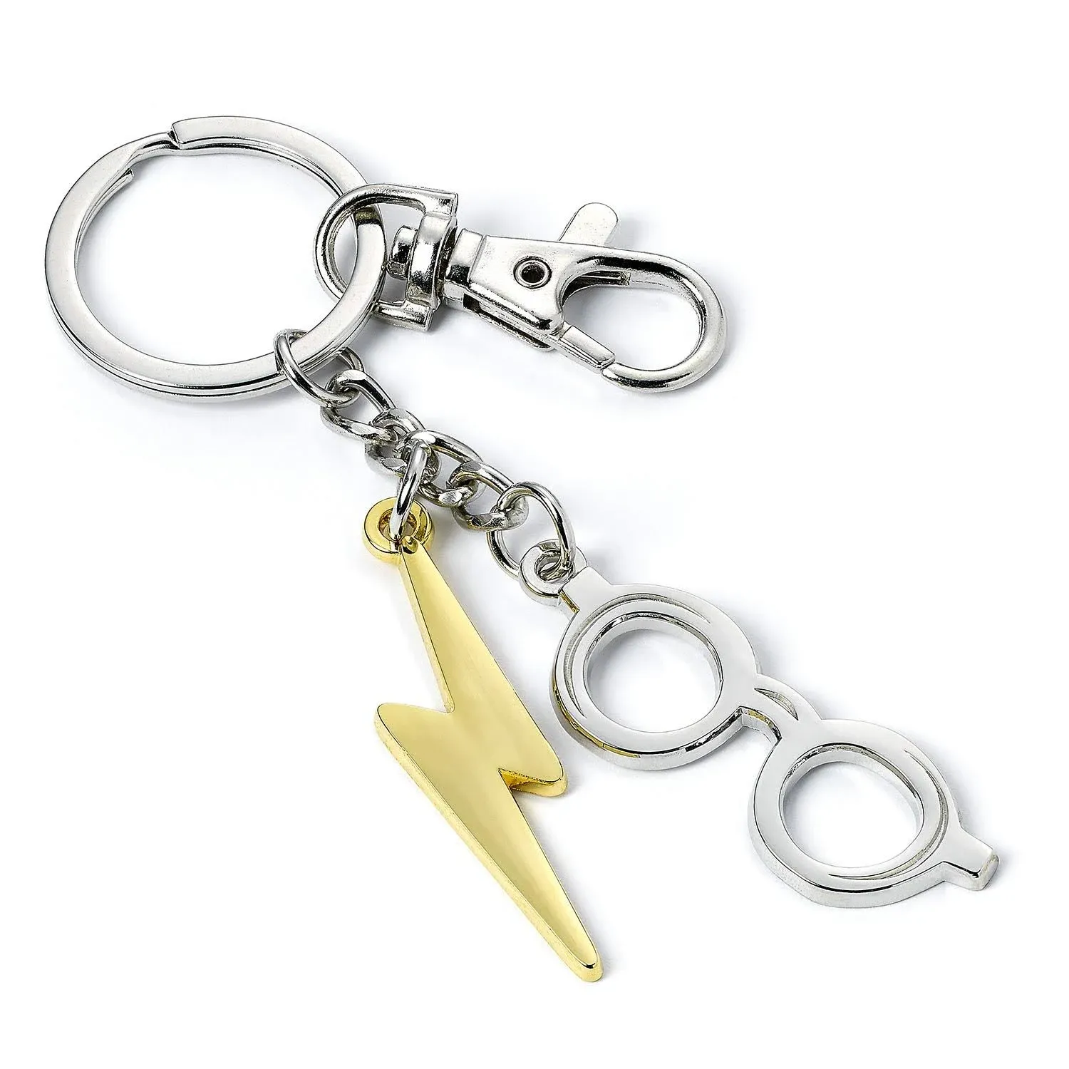 Harry Potter Charm Keyring Lightning Bolt & Glasses