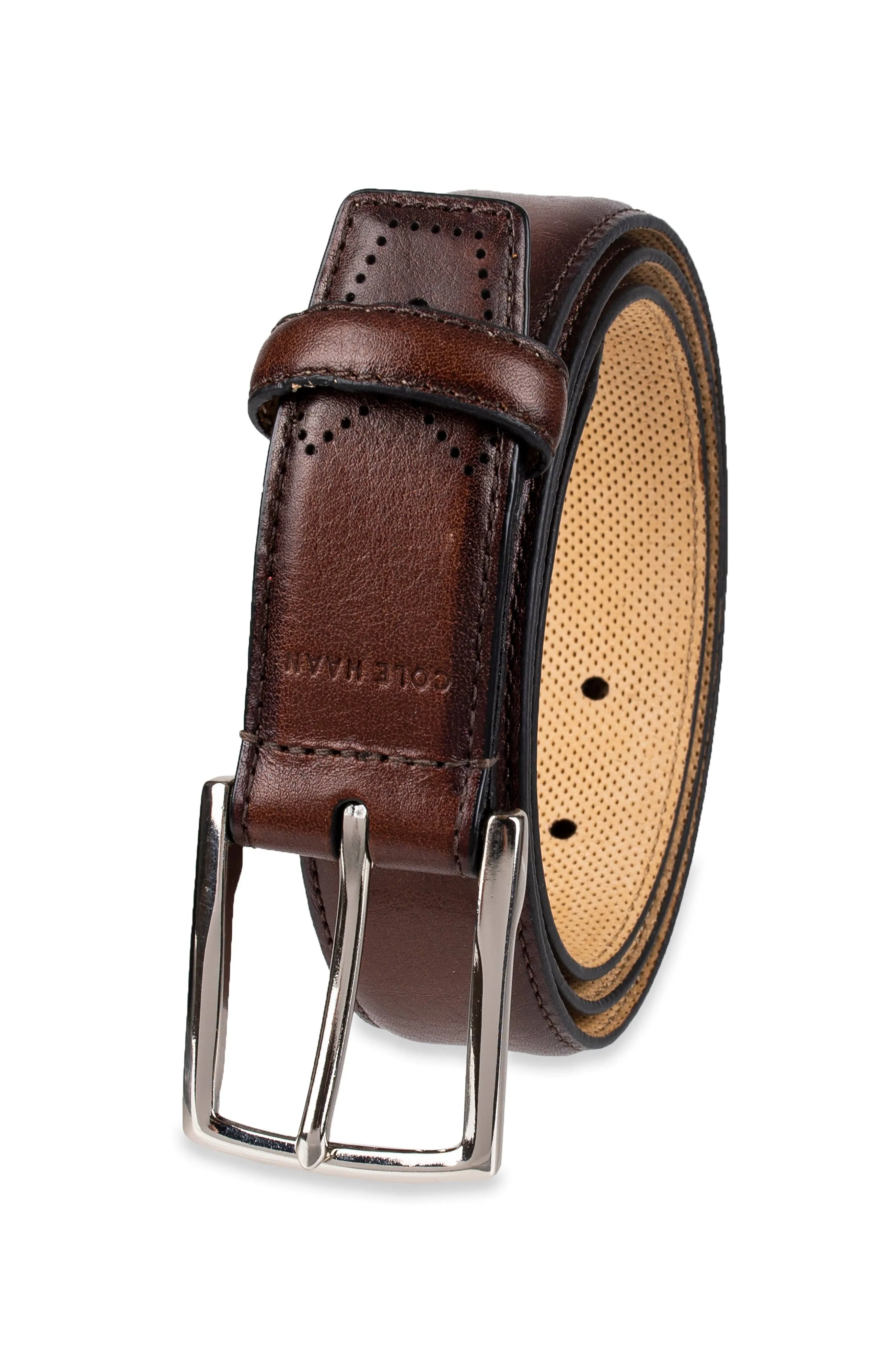 Cole Haan Harrison Grand Leather Belt - 32