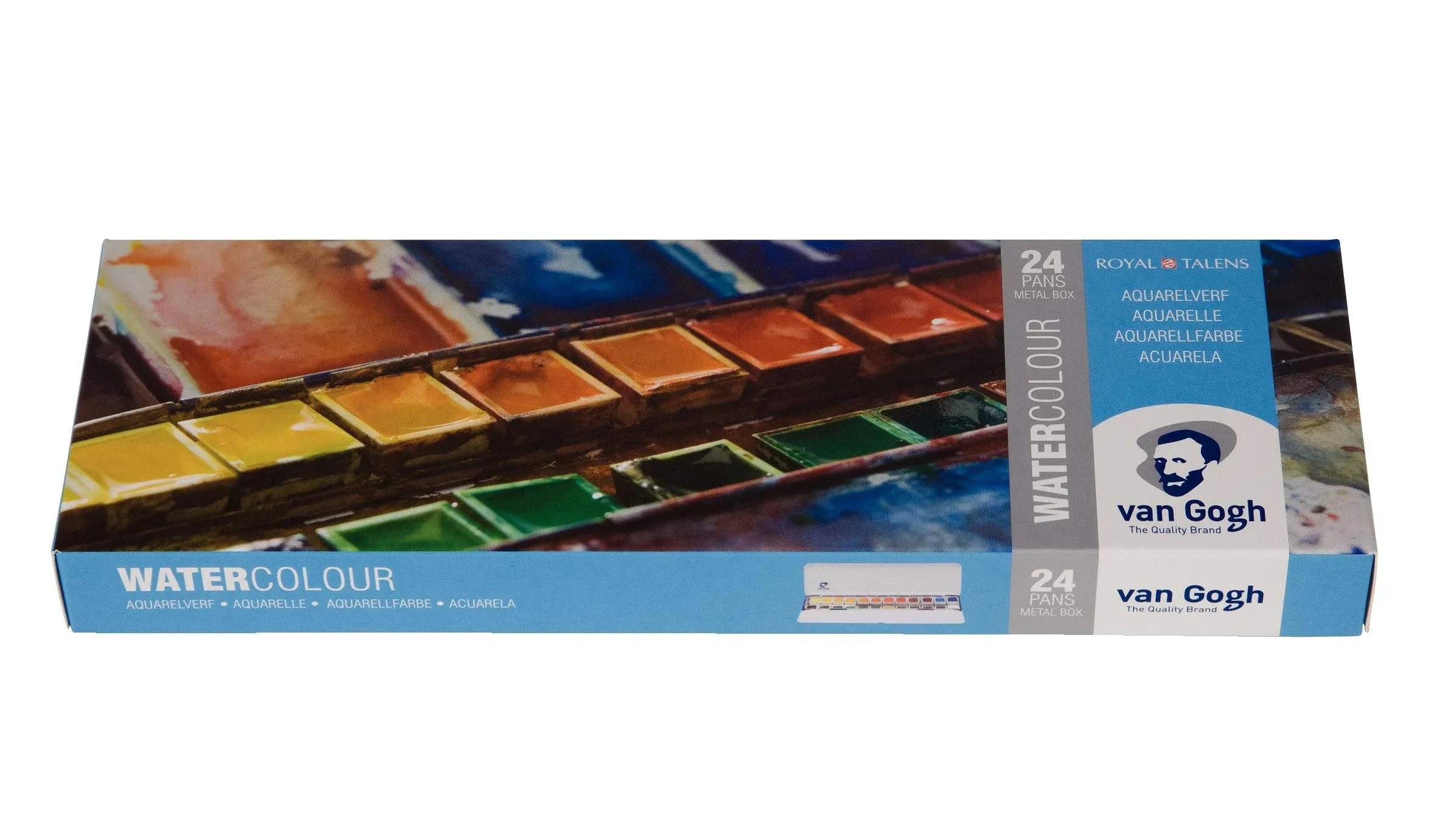 Van Gogh Watercolour 24 Pan Metal Pocket Box -20838624