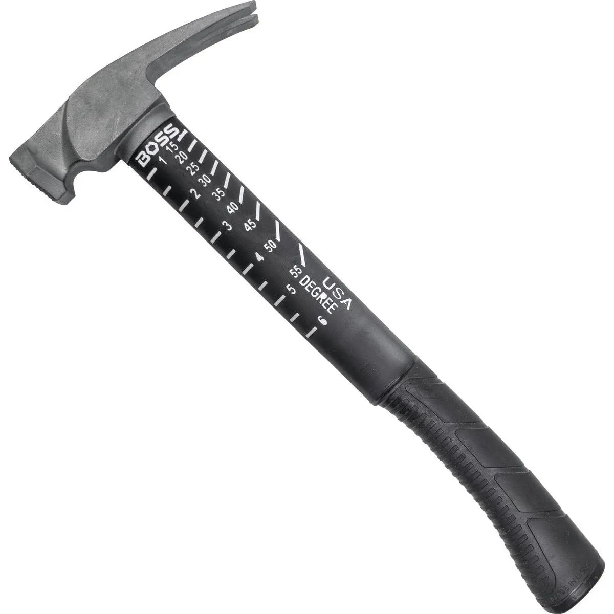 Boss Hammers 14oz Titanium Hybrid Fiberglass Handle Hammer Smooth Face