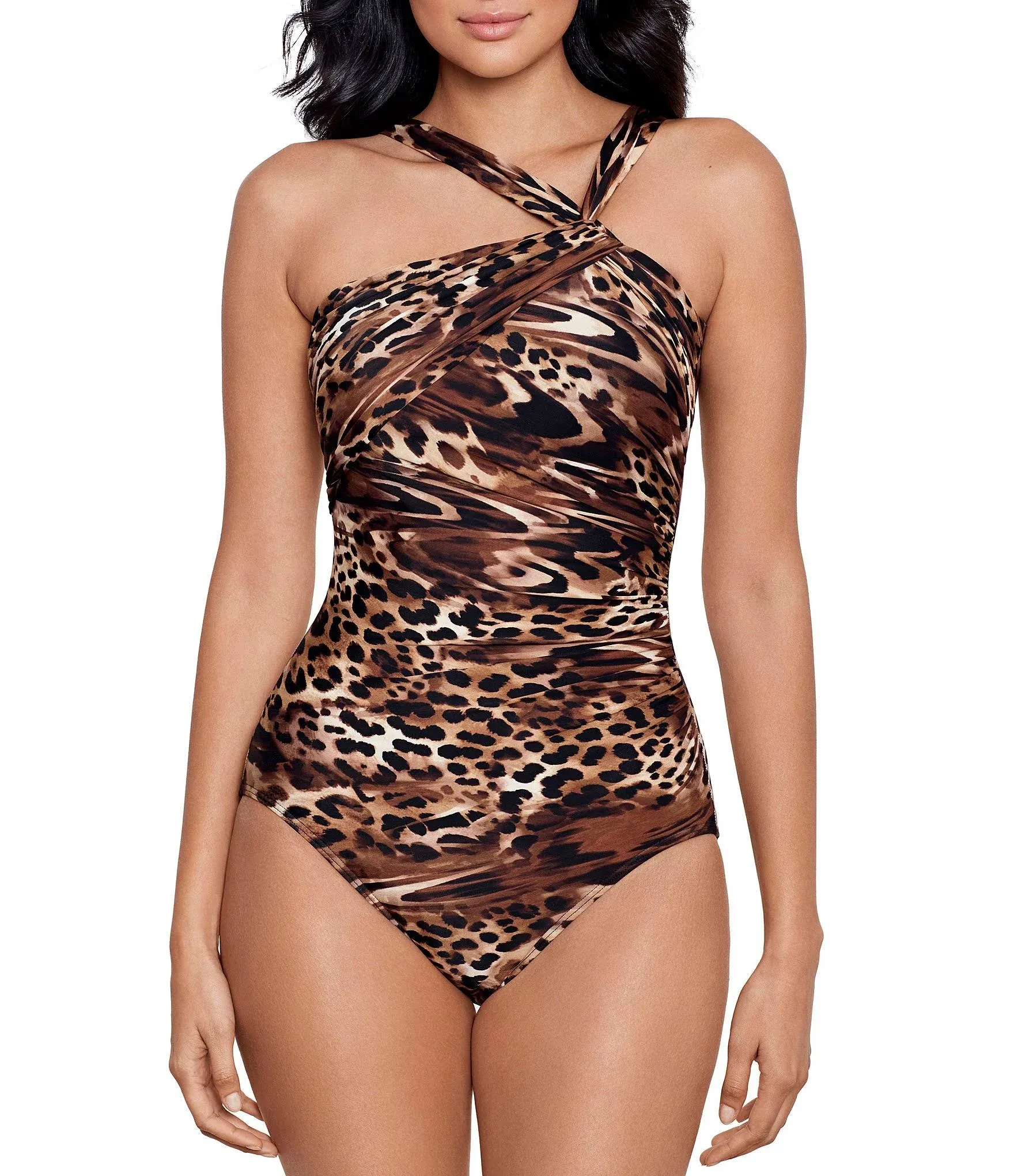 Miraclesuit Women's Ocicat Europa One Piece Swimsuit - Black/Multi - Swimoutlet.com