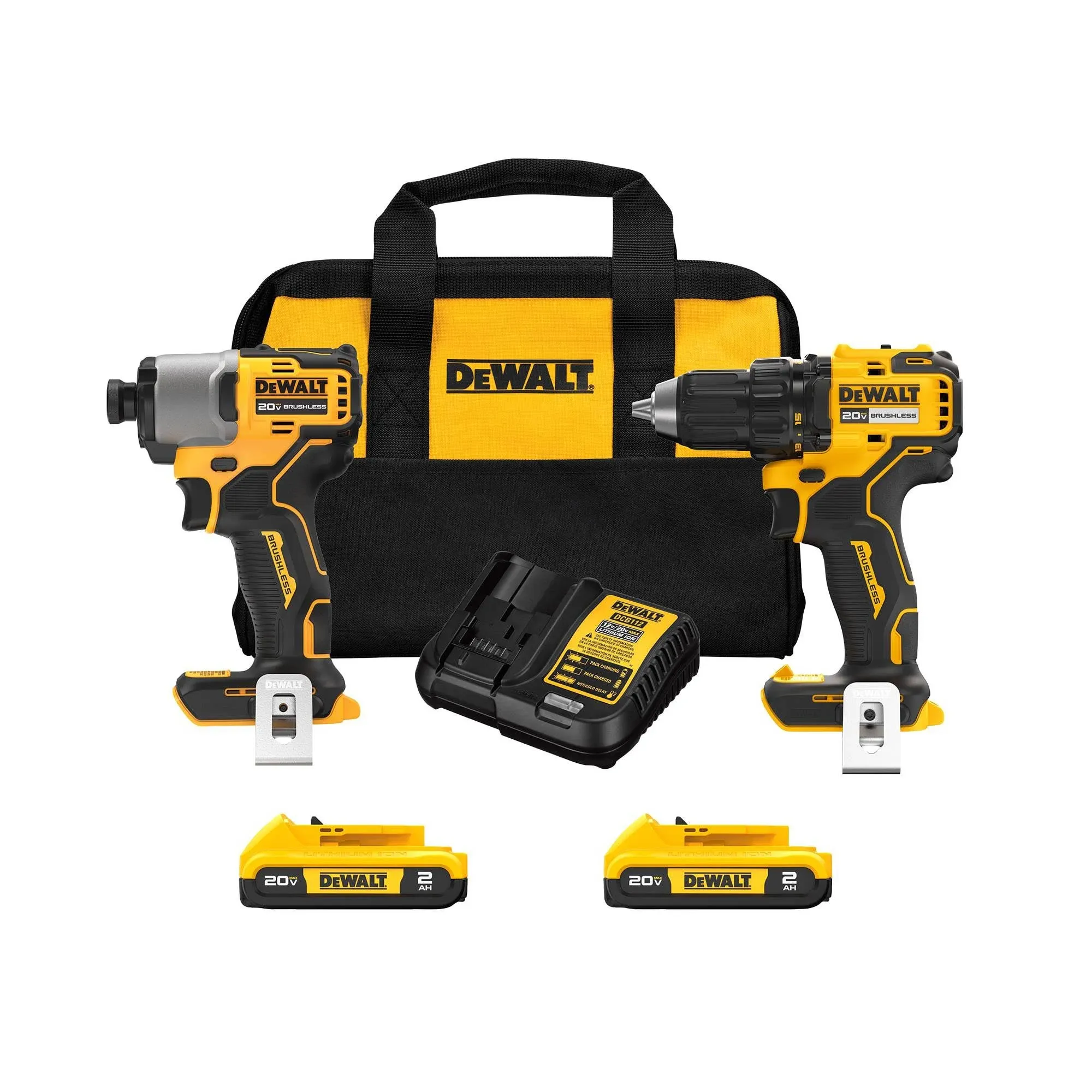 DeWalt DCK227D2 20V MAX* Brushless 2-Tool Combo Kit