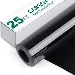 CAREGY HTV 12" x 25ft Roll - Iron On Heat Transfer Vinyl (Black)