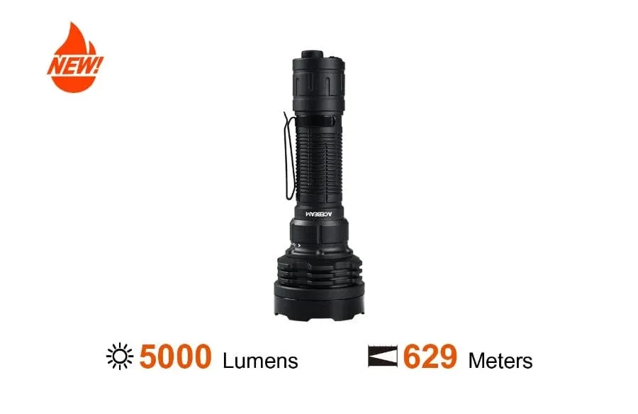 Acebeam P18 Tactical Flashlight 5000 Lumens