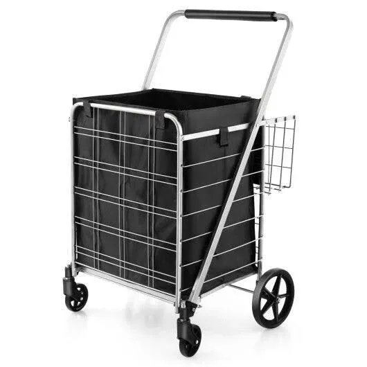 Costway Folding Shopping Cart