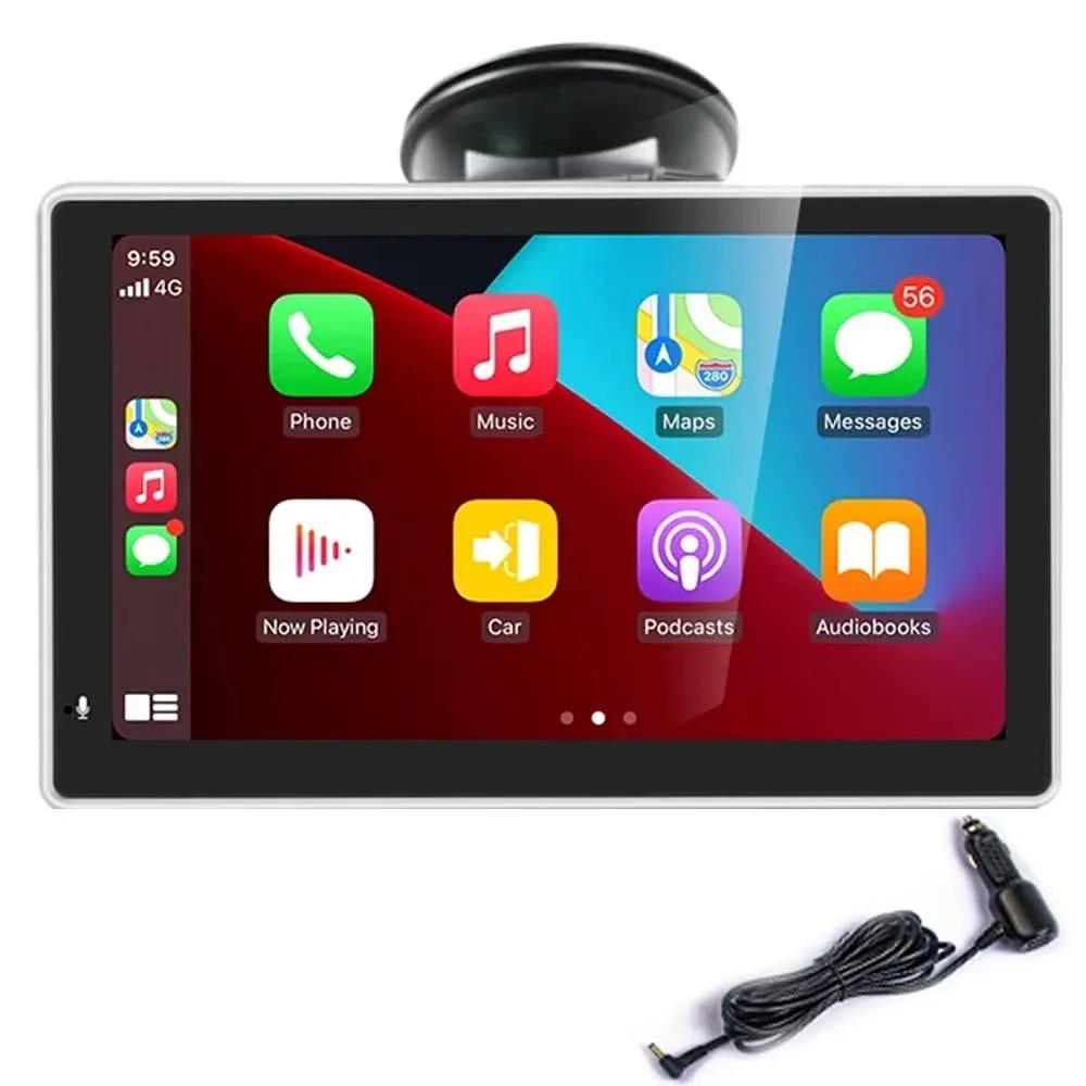 7 Inch Touchscreen Monitor for Wireless Apple Carplay and Android Auto Built-...