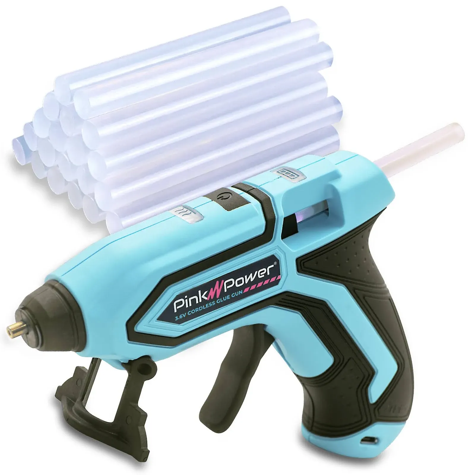 Cordless Glue Gun - AQUA SPLASH