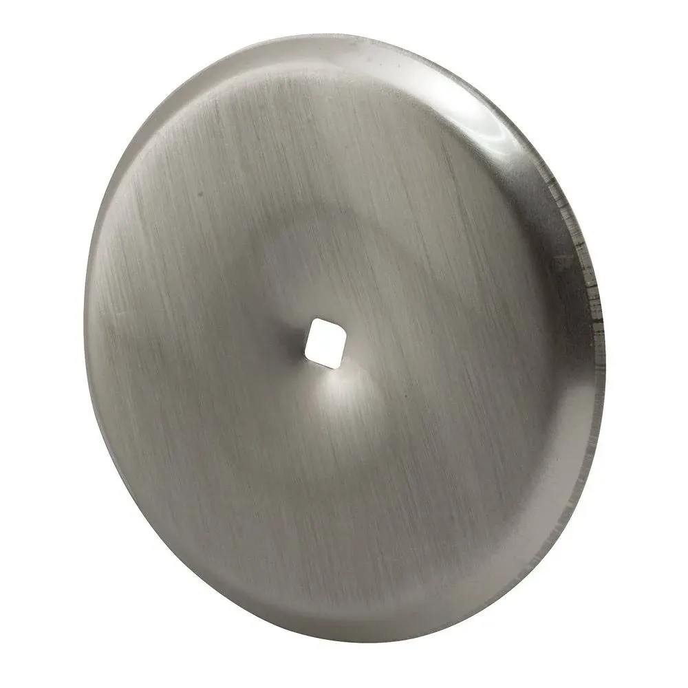 Prime-Line U 10420 Cabinet Knob Backplate, Satin Nickel (Pack of 2)