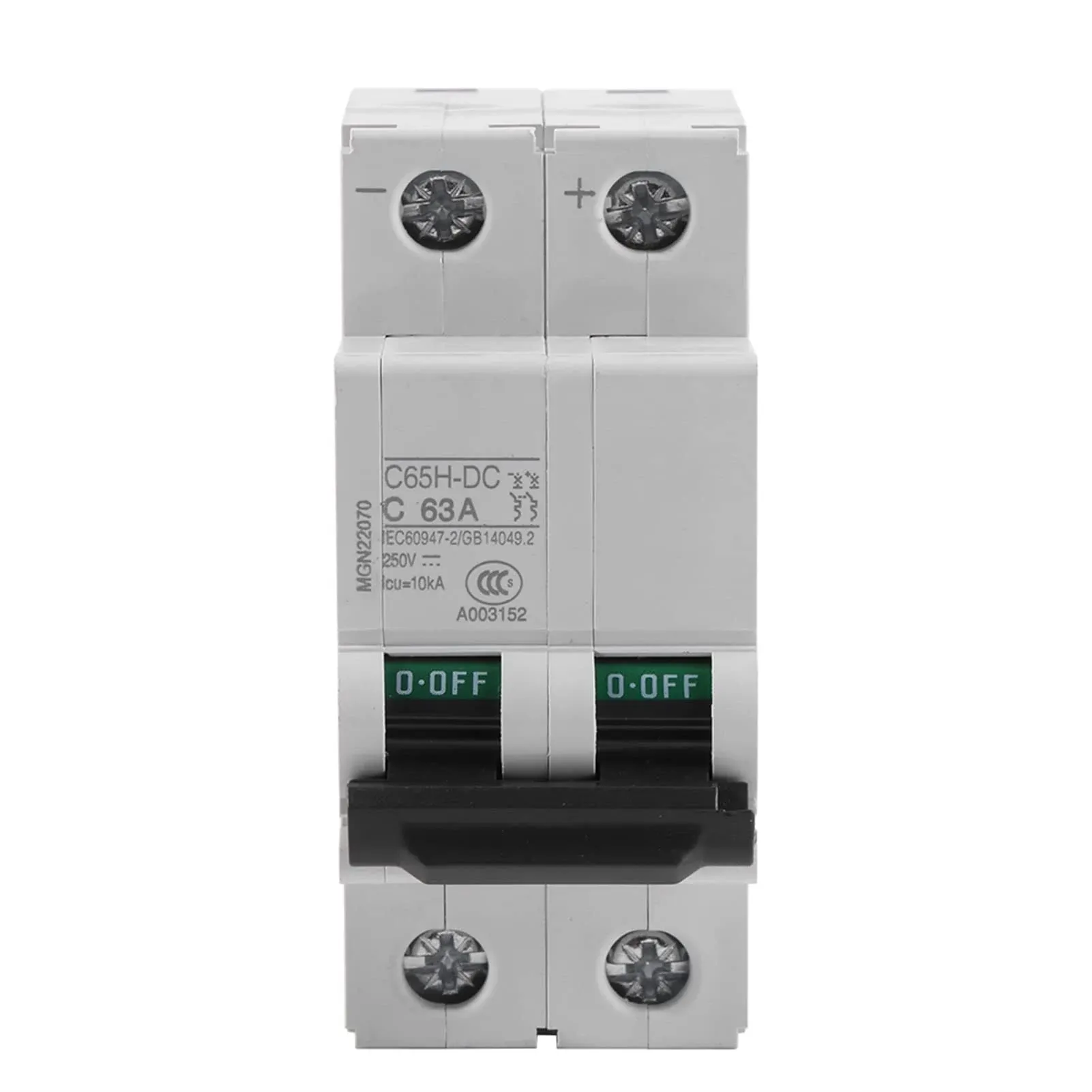 Hilitand DC 250V 2p Low-Voltage Miniature Air Circuit Breaker Solar DC Circuit ...