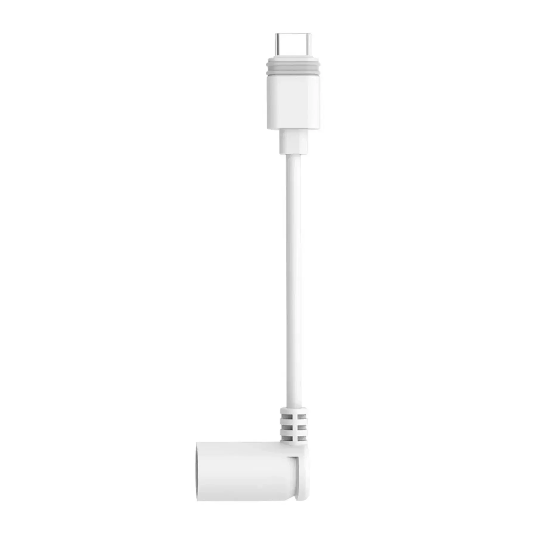 RING  BARREL PLUG to USB-C ADAPTOR, White-Factory Sealed-NEW