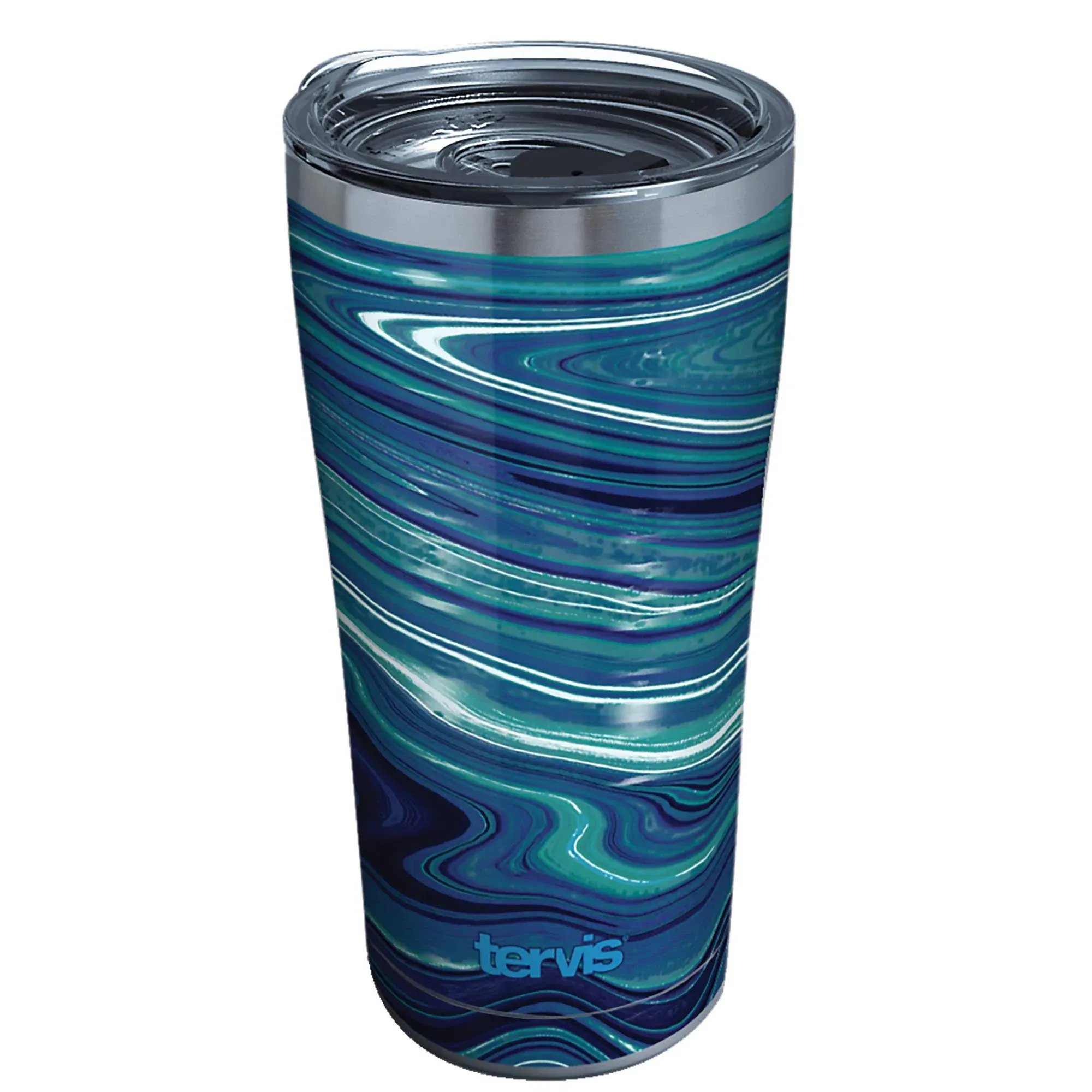 Tervis Aqua Agate Triple Walled Insulated🥤Tum<wbr/>bler Travel Cup 20oz Legacy